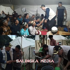 Disela Kesibukan Di Posko Utama, Bupati Pasbar Kunjungi Warga Jorong Timbo Abu