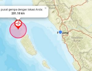 Gempa di Nias Selatan M 6,9 dan 6 Magnitudo, Guncang Sumut Dan Sekitarnya