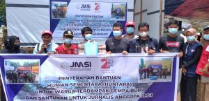 Hingga Minggu (13/03), PMI Berhasil Himpun Donasi 90 Unit Huntara Bagi Korban Terdampak Gempa Pasbar