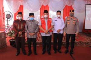 Ketua PMI Laporkan Kondisi Pasca Gempa dan Usulan Kebutuhan di Pasbar Ke Ketua Umum PMI Jusuf Kalla