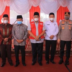 Ketua PMI Laporkan Kondisi Pasca Gempa dan Usulan Kebutuhan di Pasbar Ke Ketua Umum PMI Jusuf Kalla