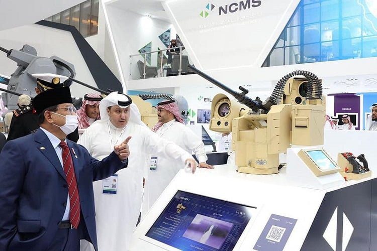 Menhan RI Prabowo Subianto dalam Lawatannya ke Arab Saudi Menghadiri Pameran Pertahanan Dunia atau World Defense Show (WDS)