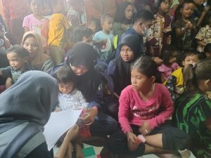 Tim Forum Anak Kota Padang melakukan Aksi “Trauma Healing” di Pasaman Barat