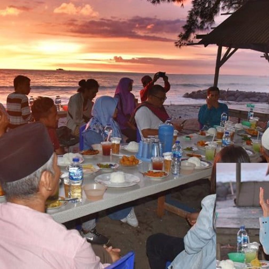 Genius Umar ajak Wartawan Buka Bareng di Talao Pauh Sambil Menikmati Sunset