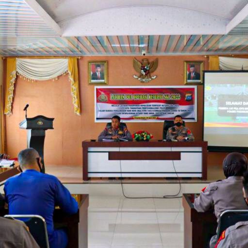Jelang Idul Fitri, Polres Pasaman Barat Gelar Lat Pra Ops Ketupat Singgalang 2022
