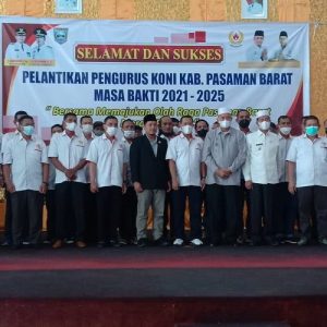 KONI Kabupaten Pasaman Barat Massa Jabatan 2021-2025 Resmi Dilantik dan Dikukuhkan - salingka media