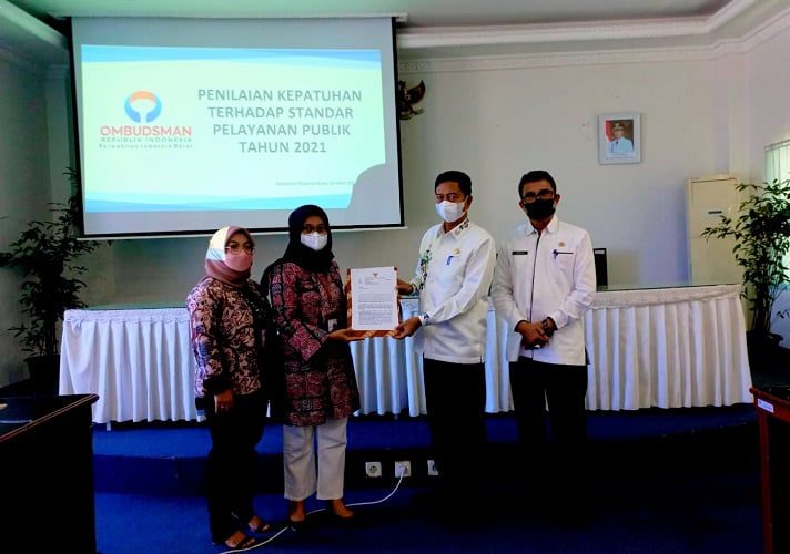 Pasbar Raih Urutan ke 4 se- Sumbar Kepatuhan Standar Pelayanan Publik dari Ombudsman RI