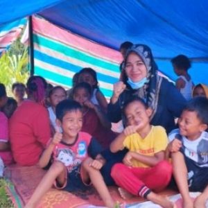 Pasca Gempa, Anggota DPRD Pasbar Tinjau Lokasi Pengungsian