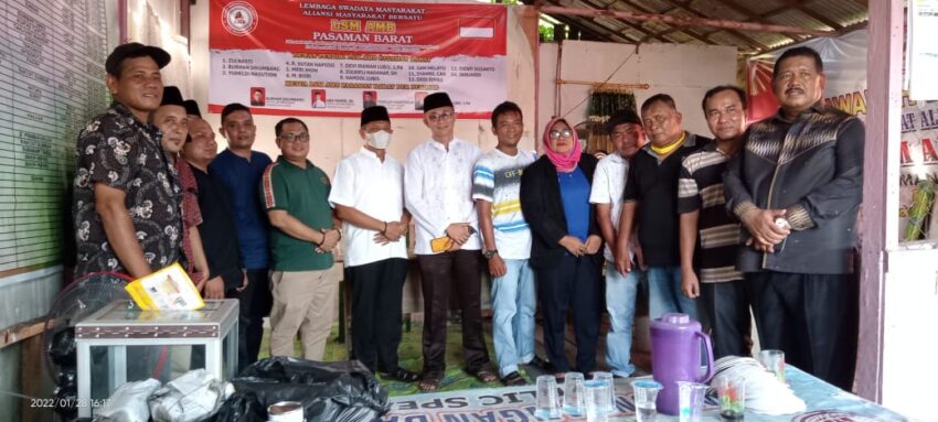 Pimpinan DPRD Pasbar Hadiri Undangan Audiensi di Kantor LSM AMB