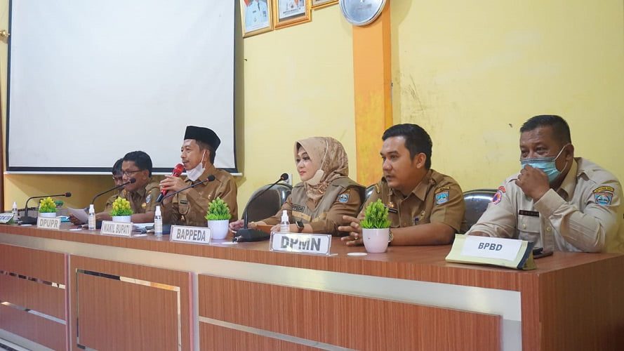 RAKOR Percepatan Data Kerusakan Rumah Pasca Gempa Pasbar, Wabup Risnawanto Beri Tenggang Waktu 3 Hari