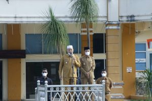 Apel Perdana Pasca Cuti Lebaran, Hamsuardi : Lakukan Evaluasi dan Semangat Dalam Bekerja