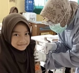 74 Anak Diberikan Imunisasi (BIAN) Oleh Petugas Kesehatan Puskesmas