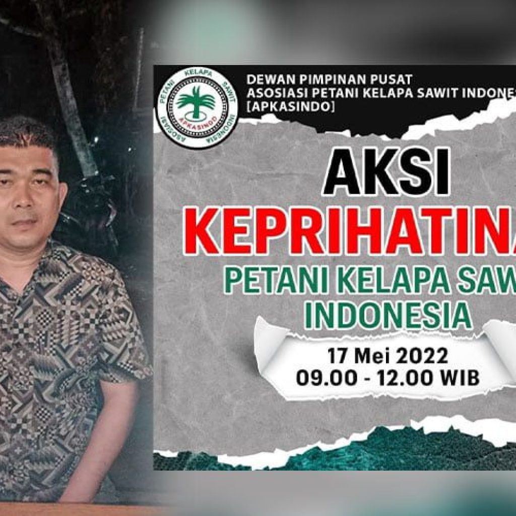 Ketua Apkasindo Pasaman Barat Syafridal Melakukan Aksi Damai Meminta Bupati Menyurati Presiden Terkait dengan Anjloknya Harga TBS