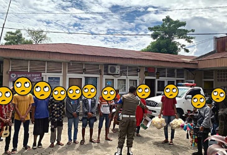 14 Orang Pelanggar Perda, Ditertibkan Satpol PP Padang, di berbagai Lokasi