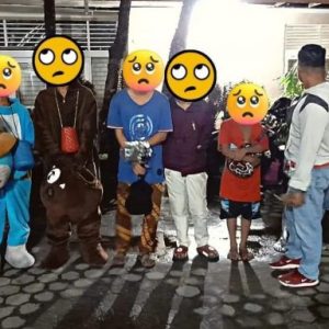 Anjal Dan Badut Diamankan Satpol PP