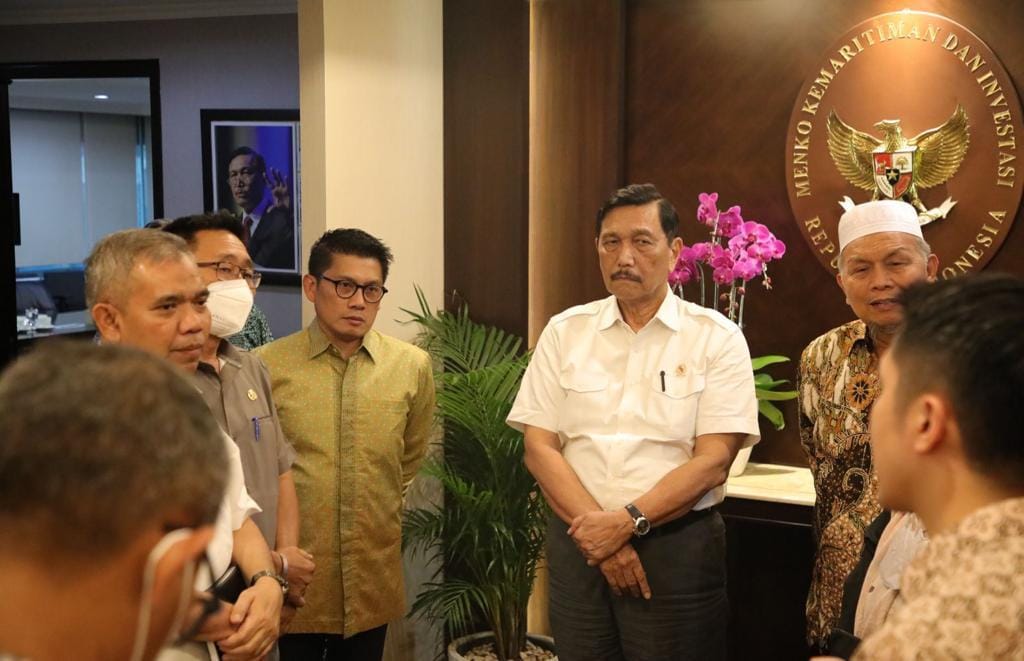 Bupati Hamsuardi Kunjungi Menko Marves, Bahas Soal Pupuk Dan Sawit