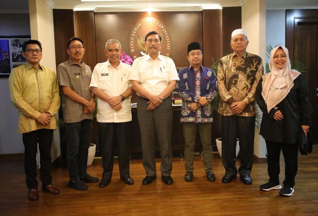 Bupati Hamsuardi Kunjungi Menko Marves, Bahas Soal Pupuk Dan Sawit