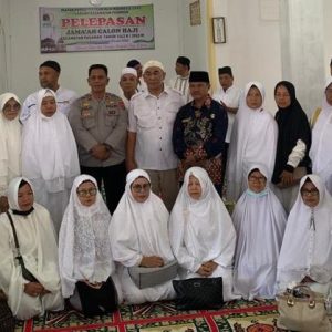 DPRD Pasaman Barat Menghadiri Acara Melepas 45 orang Jemaah Calon Haji (JCH) Kecamatan Pasaman di Gedung IPHI