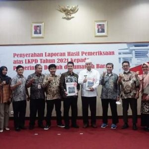 DPRD Pasbar Mengucapkan Rasa Syukur dan Selamat atas Perolehan Opini WTP dari BPK RI