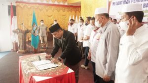 Koni Pasbar Masa Bakti 2021-2025 Resmi Dilantik, Hamsuardi : Bina atlet agar terus berprestasi