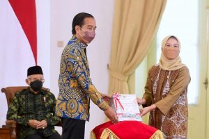 Presiden RI Joko Widodo Menyampaikan Rasa Syukurnya “WTP ini merupakan pencapaian yang baik di tahun yang sangat berat di 2021”