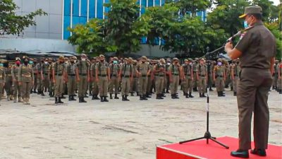 400 Anggota Satpol PP Padang Diturunkan Dalam Pengamanan Rakernas XV Apeksi