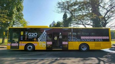 Bus Listrik UI Siap Operasi di Jalur Transjakarta 1 Agustus 2022