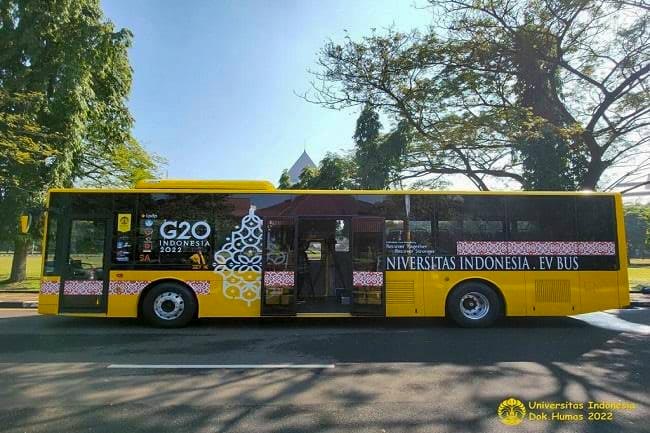 Bus Listrik UI Siap Operasi di Jalur Transjakarta 1 Agustus 2022