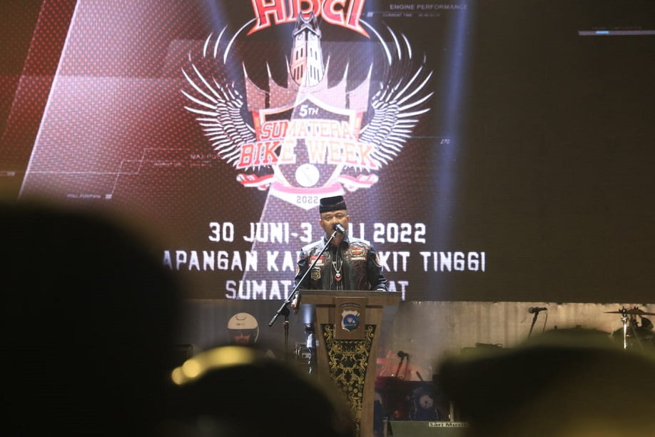 Kapolda Sumbar buka Sumatera Bike Week 2022 di Bukittinggi