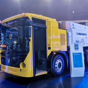 PT. Mobil anak Bangsa merilis Truk Sampah Listrik canggih Buatan Indonesia