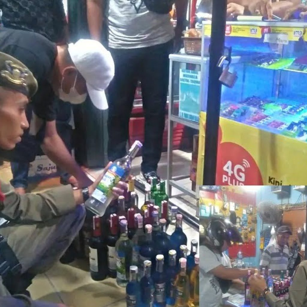 Puluhan Minuman Beralkohol Golongan B diamankan Satpol PP Padang dari Tiga Lokasi