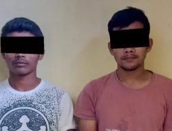 Curi Mesin Potong Rumput dan Pompa Air, Dua Warga Ramung Jaya Ditangkap