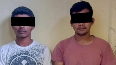 Curi Mesin Potong Rumput dan Pompa Air, Dua Warga Ramung Jaya Ditangkap