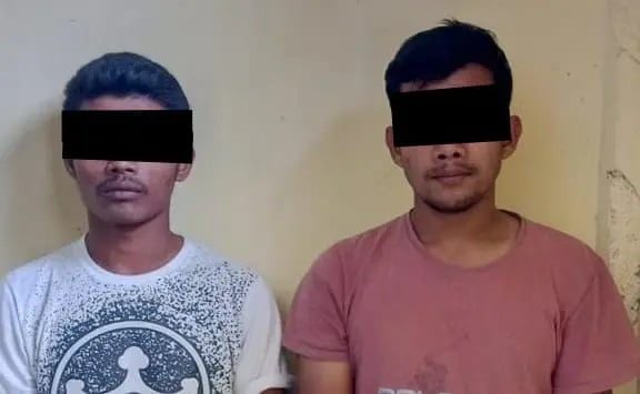 Curi Mesin Potong Rumput dan Pompa Air, Dua Warga Ramung Jaya Ditangkap
