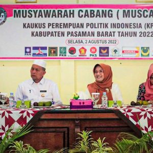 KPPI Pasbar Gelar Muscab I Tahun 2022, Bupati Hamsuardi Sebut Akan Terus Dukung Kegiatan KPPI di Pasbar
