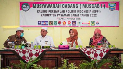 KPPI Pasbar Gelar Muscab I Tahun 2022, Bupati Hamsuardi Sebut Akan Terus Dukung Kegiatan KPPI di Pasbar