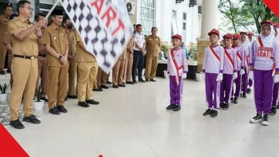 Peringati HUT RI ke-77, Solok Selatan Adakan Lomba Gerak Jalan