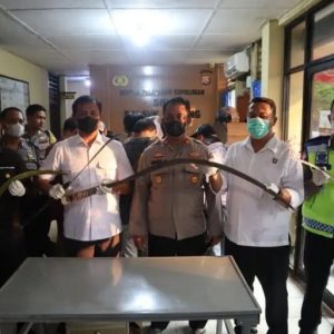 Polsek Serang Polresta Serkot Gagalkan Aksi Tawuran Pelajar di Kota Serang