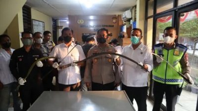 Polsek Serang Polresta Serkot Gagalkan Aksi Tawuran Pelajar di Kota Serang