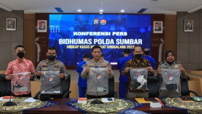 Polda Sumbar Ungkap 54 Kasus 3C selama Ops. Sikat Singgalang 2022