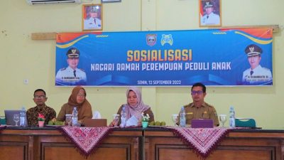 DPPKBP3A Gelar Sosialisasi Nagari Ramah Perempuan Peduli Anak se-Pasbar
