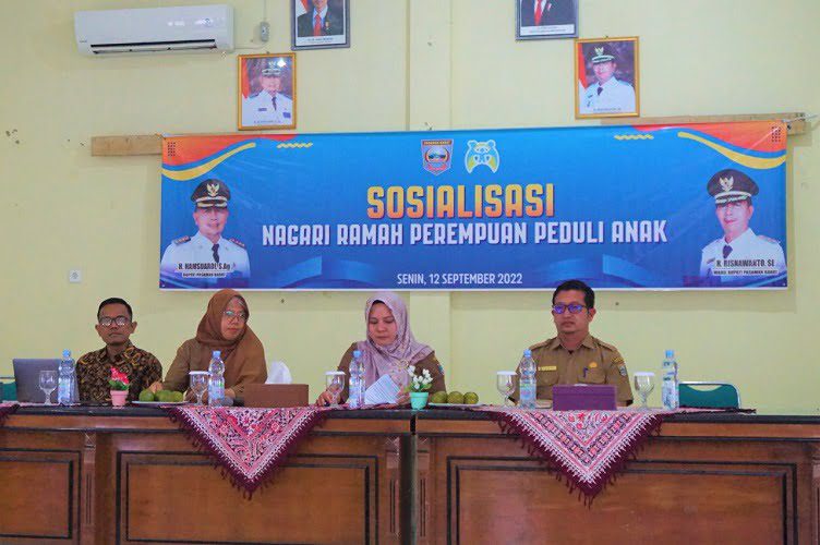 DPPKBP3A Gelar Sosialisasi Nagari Ramah Perempuan Peduli Anak se-Pasbar
