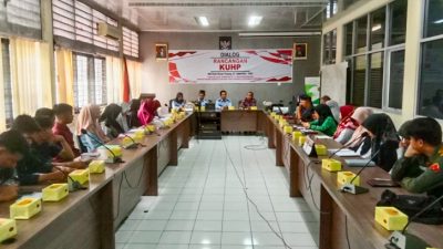 Penyuluh Hukum Kanwil Kemenkumham Sumbar Jaring Aspirasi Masyarakat Melalui Dialog RUU KUHP