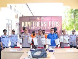 Polres Aceh Utara Gagalkan Penyelundupan 21,4 Kg Sabu dan 163 Ribu Butir Ekstasi