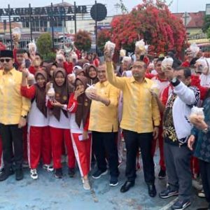 Bukittinggi Pecahkan Rekor Dunia 5.110 Sajian Teh Talua di Acara Hari Ayam dan Telur Nasional (HATN) 2022
