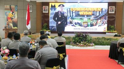 Ini Commander Wish Kapolda Sumbar Irjen Pol Suharyono