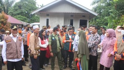 Kepala BNPB Kunker dan Monev Penanggulangan Bencana di Pasbar, Pemkab Pasbar Terima Rp 27,7 Milyar Lebih Dana Pembangunan Rumah