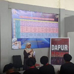Pastikan Bersih, Sehat, dan Higenis, Dapur Rutan Padang Ikuti Penyuluhan Dinkes Kota Padang