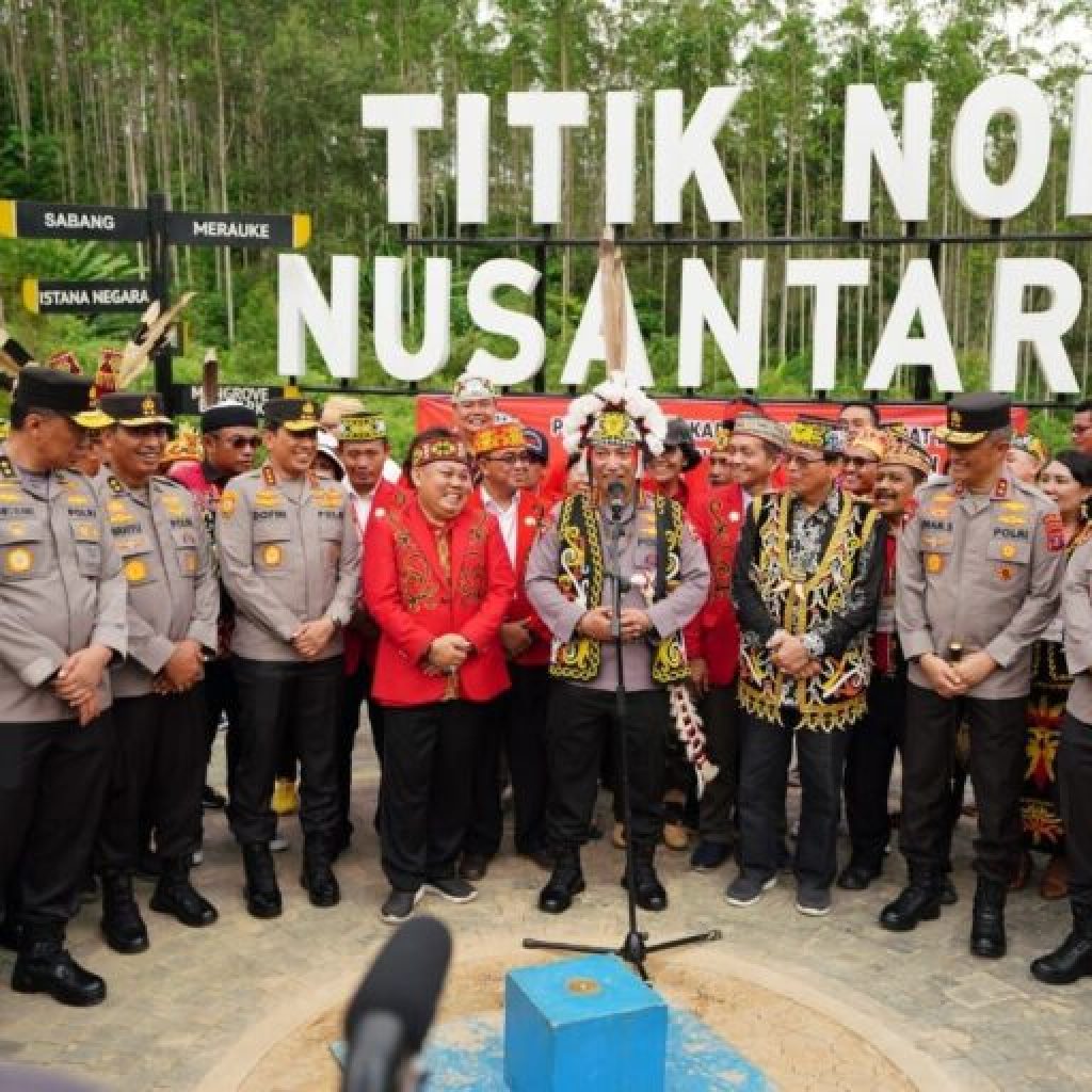 Polri Bersama Majelis Adat Dayak Nasional Dukung Pembangunan IKN