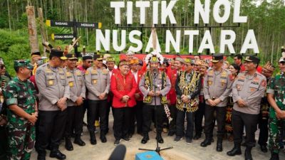 Polri Bersama Majelis Adat Dayak Nasional Dukung Pembangunan IKN